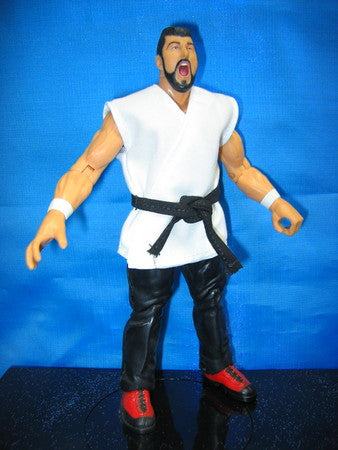 Steve Blackman White Gi with Black Belt