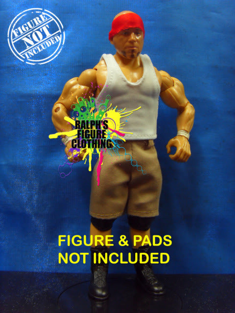 Hernandez White Tank and Khaki Shorts
