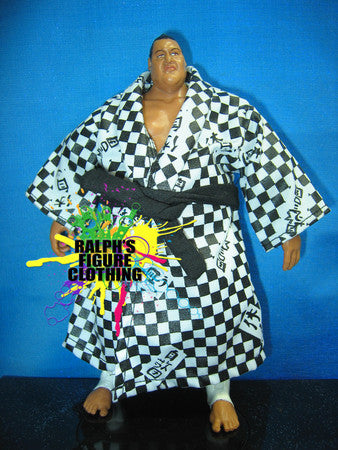 Yokozuna Black and White Checkered Robe