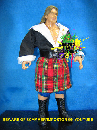 Roddy Piper Black Shirt and Kilt