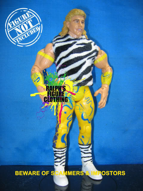 Rockers Shawn Michaels and Marty Jannetty Zebra-Stripe Shirt