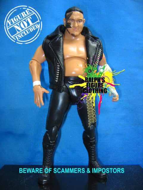 Samoa Joe Black Leather Vest