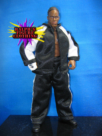 Elijah Burke Black Track Suit