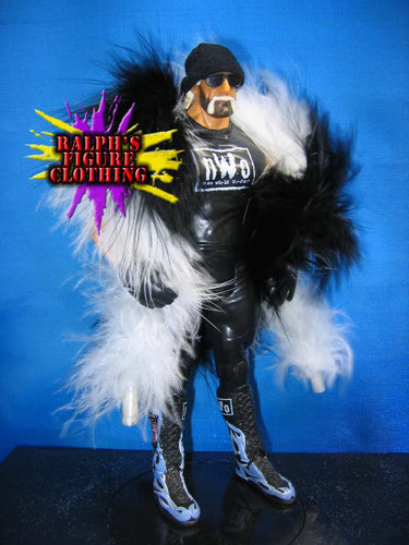 Hulk Hogan Black and White Boas