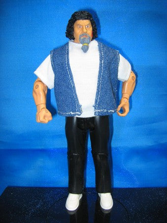 Captain Lou Albano Blue Denim Vest