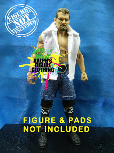 Jamie Noble White Vest and Shorts