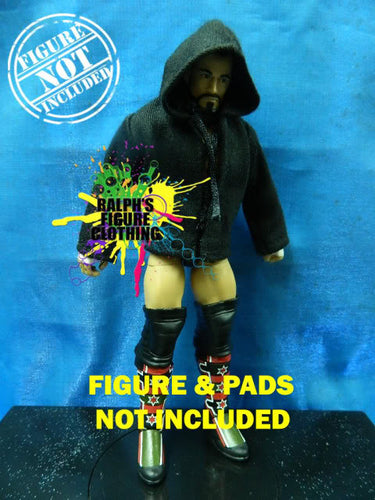 CM Punk Plain Black Hoodie