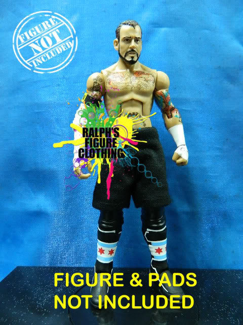 CM Punk Black Shorts