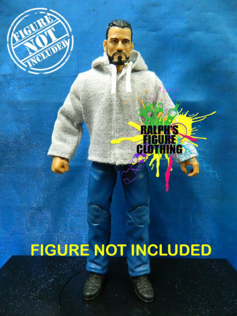 CM Punk Light Gray Hoodie