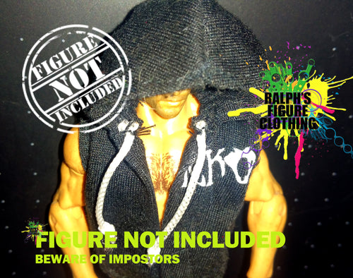 RKO Randy Orton # OuttaNowhere Shirt Vest w/ hoodie