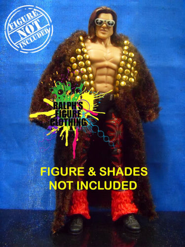 John Morrison Mattel Brown Fur Coat
