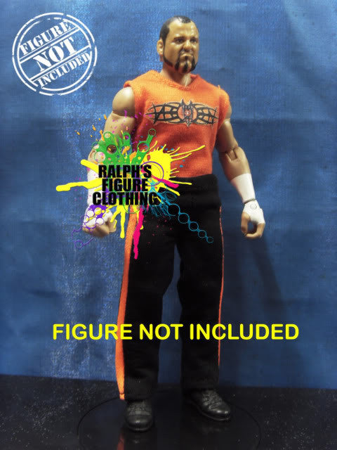 Tazz Orange Sleeveless Shirt and Pants – Ralph's Figure Clothing